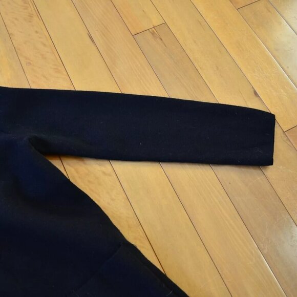 MAGASCHONI Black Open Front Jacket Cardigan Wool Blend Size S NWT Black - Picture 3 of 8